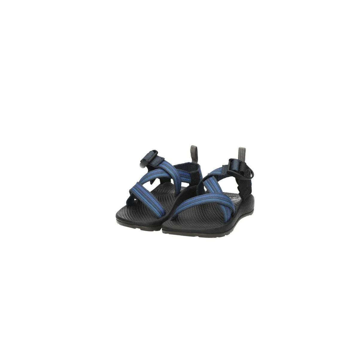 Chaco Cloud Strap Flat Sandals Fabric Black Colour For Kids