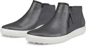 Ecco Women's Soft 7 Low Booties- Silver/ Magnet