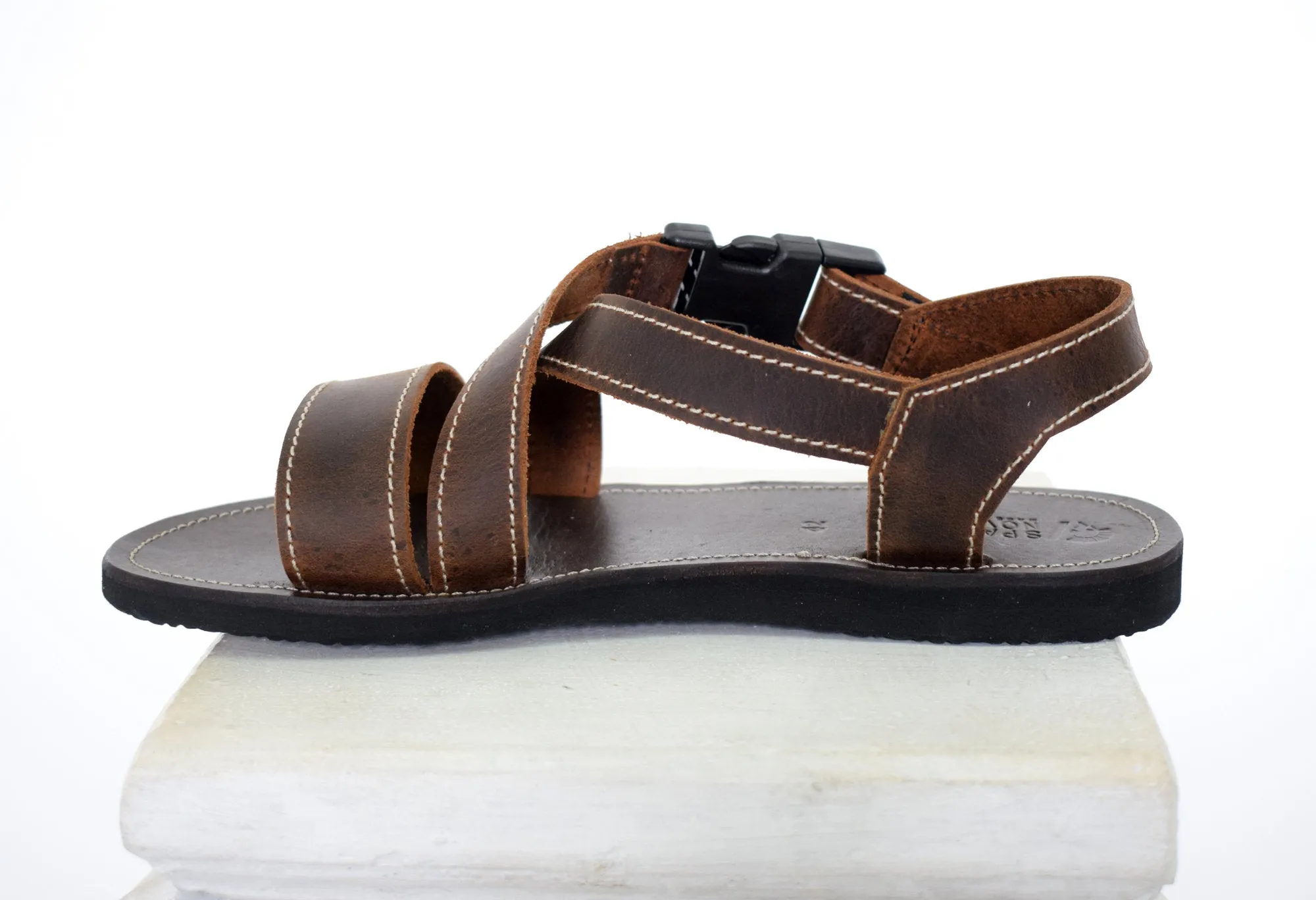 Handmade leather Men sandals with Free express shipping