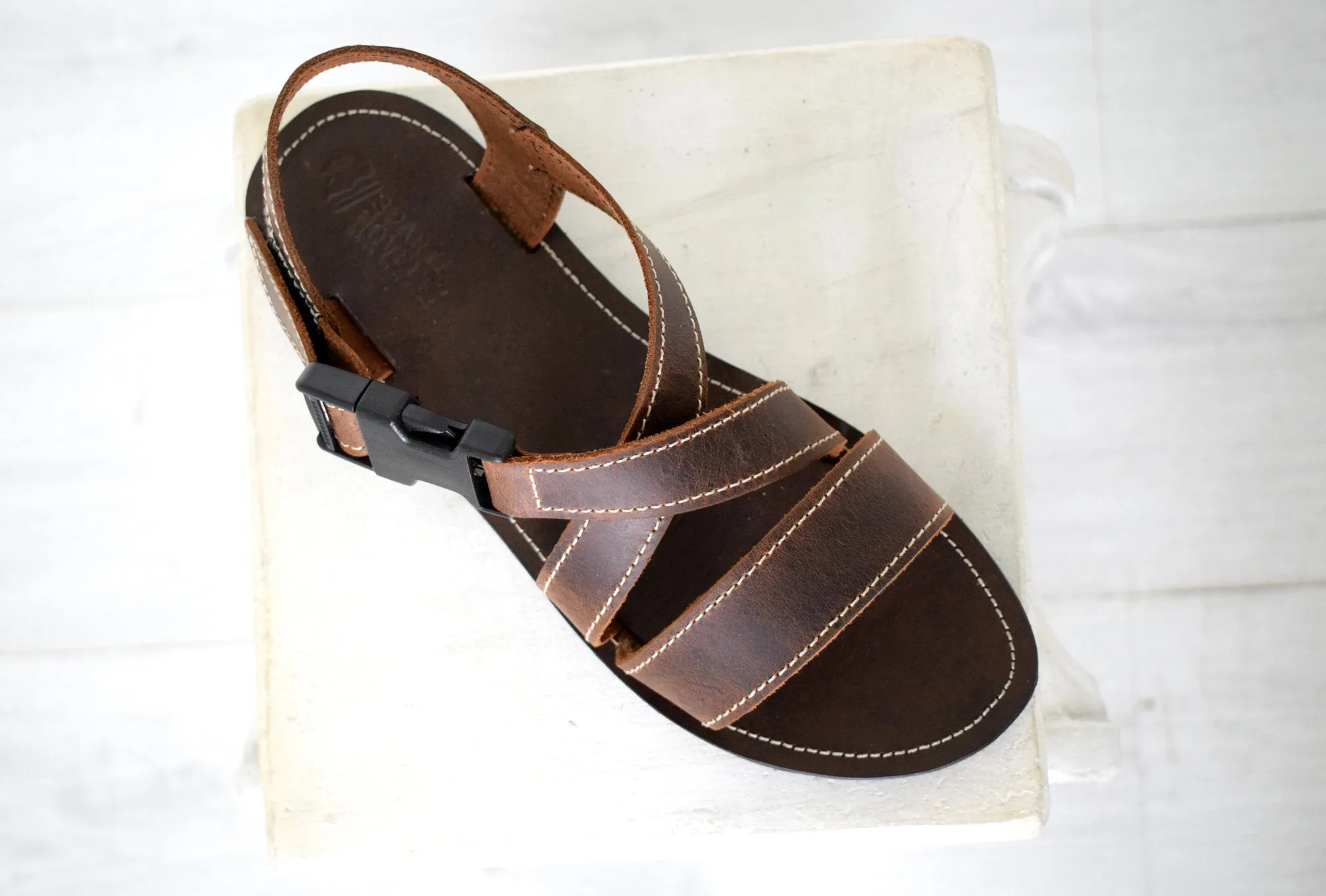 Handmade leather Men sandals with Free express shipping