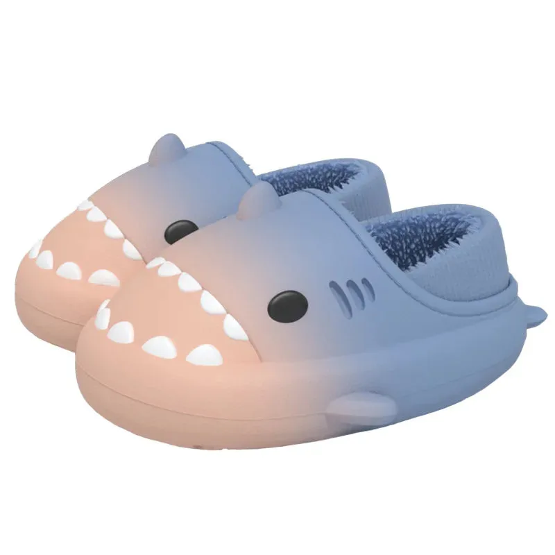 Lady Glams Comwarm’s Shark Plush Slippers - Your Cozy Companion for Stylish Winter Comfort