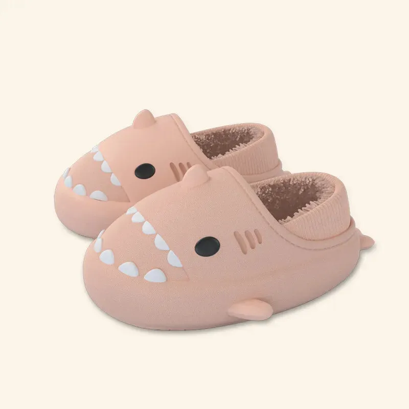 Lady Glams Comwarm’s Shark Plush Slippers - Your Cozy Companion for Stylish Winter Comfort