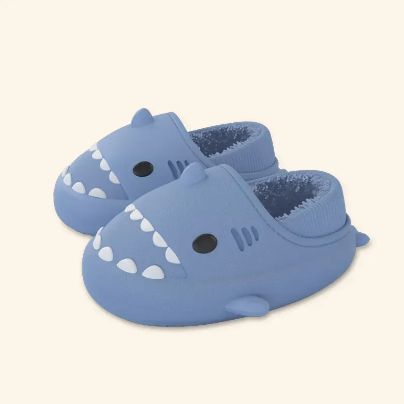 Lady Glams Comwarm’s Shark Plush Slippers - Your Cozy Companion for Stylish Winter Comfort