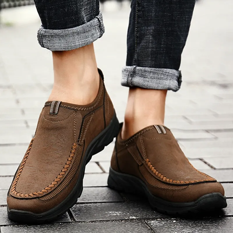 Men's Casual Shoes Handmade Retro Leisure Loafers, Sneakers - New Fashion Loafers Zapatos Casuales Hombres