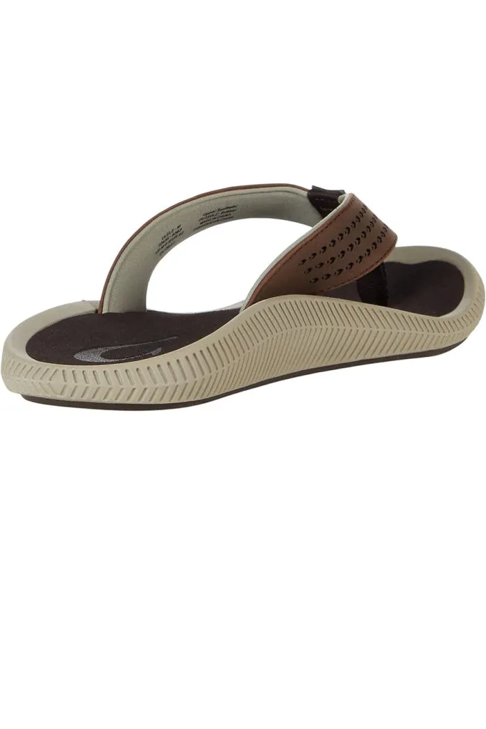 Men's Olukai Ulele Sandal in Dark Wood