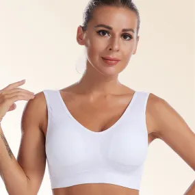 Running Shockproof Push Up Sports Bra  size