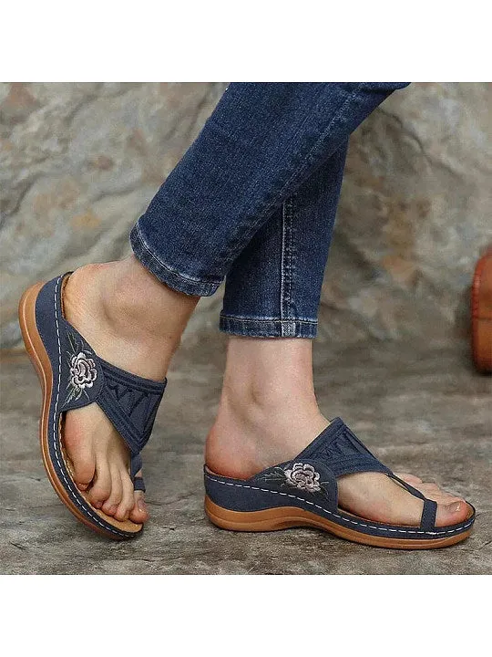 Stylish and Elegant Leather Slippers