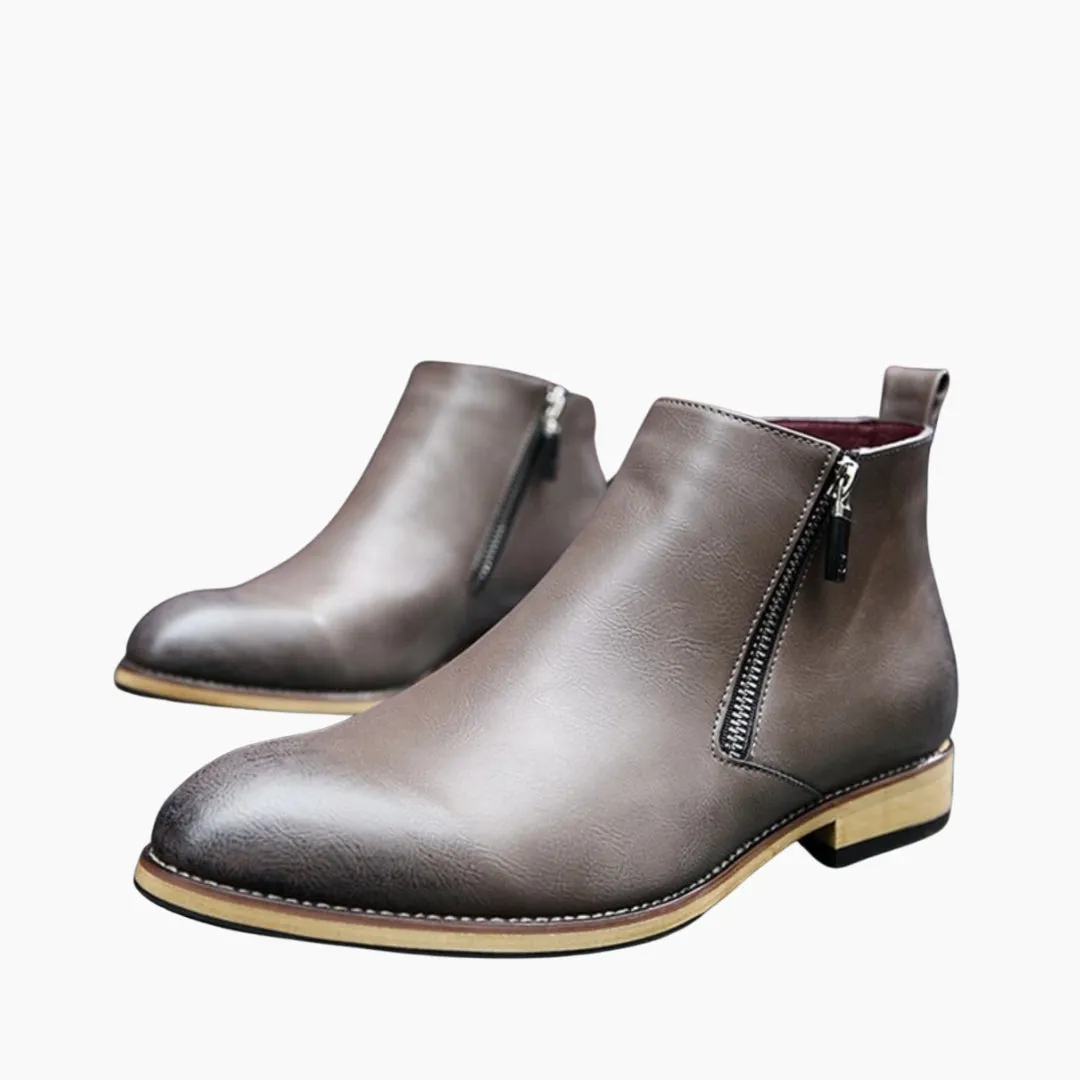 Waterproof, Round Toe : Winter Boots for Men