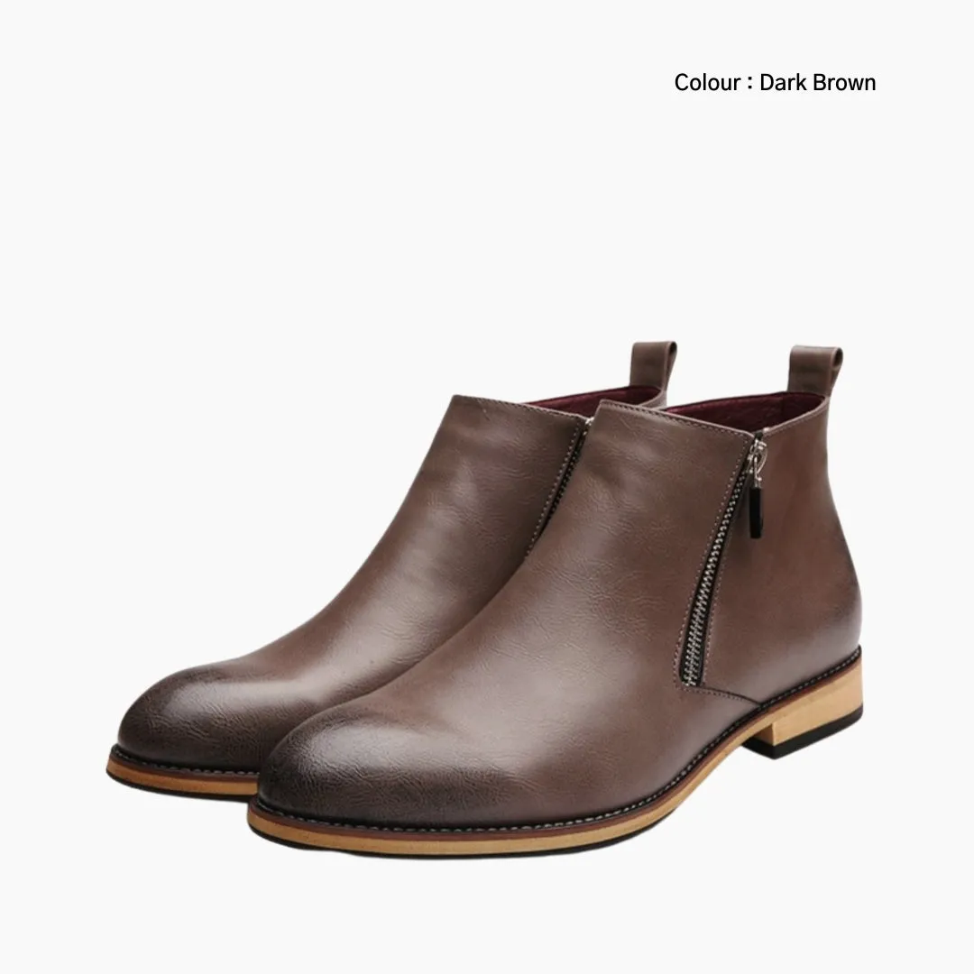 Waterproof, Round Toe : Winter Boots for Men