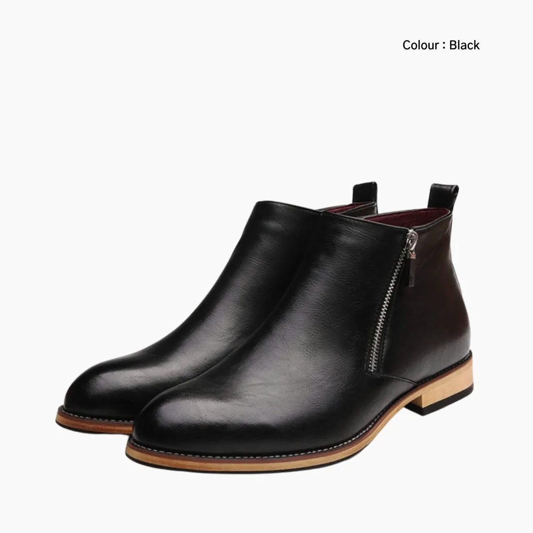 Waterproof, Round Toe : Winter Boots for Men